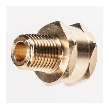 Msa Safety Adapter Union, Brs, 1/4In Nptm X 3/4 69541